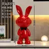 Figura de Conejo de la Suerte de Moda para Sala de Estar, Mueble de TV, Aparador de Vino, Decoración de Vitrina, Alcancía de Dibujos Animados, Venta Directa de Fábrica
