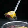 Cuchara Separadora de Aceite de Acero Inoxidable con Mango Largo, Cuchara para Hot Pot, Cuchara Casera con Filtro de Aceite, Separador de Aceite para Sopa, Cuchara para Escurrir Aceite, Lote de Utensilios de Cocina