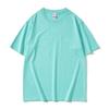 220g Algodón de fibra larga Xinjiang Bingshuang Camiseta para padres e hijos Suelta Cuello redondo Manga corta Ropa de clase Actividad grupal Estampado de logotipo