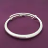 Lin FA joyería de plata pulsera de cascabel brillante para bebé plata de ley 990 vientre redondo pulsera para niños estilo étnico regalo de abril