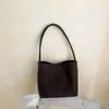 Bolso tipo cubo retro estilo coreano transfronterizo, nueva colección otoño 2026, diseño minimalista y único, adecuado para ir al trabajo, bolso de hombro o bolso de axila