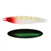 Señuelo jig de fundición para costa transfronterizo 20g 30g 40g para caballa y pez azul, señuelo jig de jigging lento y recogida rápida, señuelo luminoso al por mayor