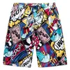 Pantalones de Playa de Secado Rápido para Pareja Pantalones de Hombre Transpirables Casuales Estampados Shorts de Mujer Pantalones Grandes