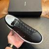 Zapatos Blancos Casuales con Cordones, Redondos, de Cuero Genuino, Bloques de Color, Cómodos y Transpirables, Listos para Envíos Transfronterizos, para Hombre