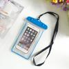 Nueva banda de brazo luminosa de doble seguro bolsa impermeable para teléfono móvil banda de brazo luminosa para exteriores natación aguas termales bolsa impermeable para teléfono móvil