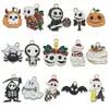 Halloween Pássaro Preto Cobra Gato Caveira Morcego Animal Pingente Conjunto de Pingentes Colar Brincos DIY Acessórios de Joias
