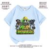 Accesorios de Ropa Infantil Zoo Anormal Camiseta de Verano de Manga Corta para Niños Algodón Estudiante Moda de Verano Tendencia 8
