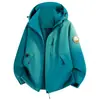 Chaqueta de tres en uno estilo camello para mujer, cortavientos e impermeable, desmontable, ropa para ciclismo y montañismo al aire libre