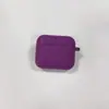 Adecuado para funda de auriculares Airpods3, Nueva funda Bluetooth para auriculares de tercera generación de Apple, Funda de silicona fina de una sola pieza de color sólido con hebilla