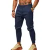 Calça de Moletom Casual Esportiva ao Ar Livre Masculina Europeia e Americana TK, Corte Amplo, Versátil para Fitness e Corrida, Atacado
