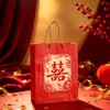 Sacola de presente de casamento, saquinho de presente, bolsa de lembrança de casamento, sacola de doces de lembrança especial de casamento, caixa de presente, bolsa de casamento de luxo
