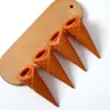 Cono crujiente grande de simulación DIY cono de crema cono de helado cono de arcilla soporte para cono material en stock