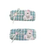 Pasador de Tela de Encaje Floral Estilo Coreano Niannian Dulce Cuadros Bordados Pinza para Flequillo Infantil