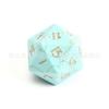 Dados de Gema Turquesa Sintética Dados Poliédricos Grabados con Número Dnd Dungeons and Dragons Juego de Siete Piezas Z04