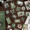 Serie de Papelería Yanji Manor Tema Retro Decoración Original para Cuaderno Collage Estilo Europeo Base Pegatinas de Paisajismo