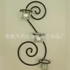 Candelabro de Ferro Europeu de Cabeça Única Suporte Vertical de Mesa de Ferro Forjado Suporte de Velas de Múltiplas Cabeças Montado na Parede Casa de Artesanato Forjado