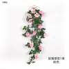 Rosa Simulada Flor Colgante de Pared Vid Colgante Orquídea Colgante Cesta Colgante Flor Balcón Decoración de Pared para el Hogar Flor Simulada Venta al por Mayor