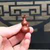 Madeira de jujuba atingida por raio crepe mirto tabu torneira dourada cabaça pingente ornamentos peça de mão brincar artesanato em madeira presente taoísta