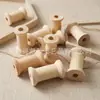 Carretes de Madera Preferidos Hechos a Mano Carretes de Madera Maciza Hechos a Mano Rueda de Madera de Corcho de Calabaza Venta al por Mayor Modelos Creativos en Stock