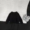 Suéter Versátil Combinable para Otoño/Invierno Capa Interior Niños Básico Color Sólido Jersey Suave y Esponjoso Tejido Ropa de Invierno para Bebé Top