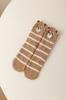 Calcetines de Coral Fleece hasta la pantorrilla para Mujer, Nuevos Calcetines Transfronterizos para el Hogar hasta la pantorrilla, Calcetines Gruesos de Toalla, Calcetines de Medio Forro Polar para Mujer, Dibujos Animados Tridimensionales