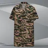 Jaleco Azul de Manga Curta Roupas de Trabalho Camufladas Roupas de Proteção do Trabalho Roupas à Prova de Poeira para Oficina Resistente a Manchas Jaleco Longo Roupas para Manuseio em Fábrica de Criação