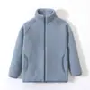 Abrigo polar para niños, para padres e hijos, usable por adultos, niños medianos y grandes, cálido, con cuello alto, abrigo cálido para padres e hijos
