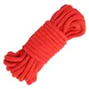 Fabricante de productos para adultos Jiuai suministra cuerda de algodón de 10 m para pareja SM, juguete sexual, cuerda de atar, restricción erótica, cuerda de algodón