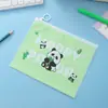 Bolsa com Fichário Panda Desenho Animado Fofo Grande Capacidade Bolsa para Armazenamento de Provas de Estudante Impermeável Material de Papelaria Bolsa de Classificação para Prêmios