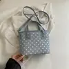 Bolso Cubo Retro Sencillo Bolso de Moda Casual 2026 Otoño Nueva Textura Personalidad de Mujer Bolso de Hombro Único Cruzado