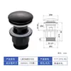 Válvula de Drenaje para Lavabo de Plástico en Stock, Tapa de Acero para Desagüe de Rebose Angma, Válvula de Drenaje para Lavabo Tipo Presionar y Abrir