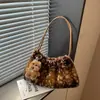 Nova Bolsa de Pelúcia para Axila Outono 2026 Moda Personalidade Bolsa de Pelo Estilosa Fofa Fresca Bolsa de Ombro Único Transversal