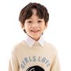 Gola Falsa Infantil Gola de Camisa Branca Menino Menina Bebê Suéter Suéter Gola Falsa Gola Decorativa Versátil Base Gola Falsa