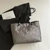Colgante Casual de Viajero para el Hombro Único Textura de Color Puro Otoño Temprano 2025 Nueva Moda Bolso Tote de Gran Capacidad para Mujeres