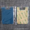 Estojo de Cartão de Silicone de Camada Única Bolsa para Cartão Adesivo Traseiro de Cartão Bancário Carteira de Celular Adesivo Traseiro Serigrafia Impressão Colorida UV LOGO