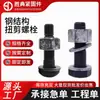 Tornillos Estructurales de Acero Grado 10.9S, Tornillos Hexagonales Grandes de Alta Resistencia, Tornillos de Alta Resistencia, Tornillos y Pernos Tipo Shear-Torque