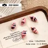 Concha Forma de Caracola Estilo Oceánico Colección Pendientes Pendientes Llavero Bolso Colgante Cerámica Acrílico Cuentas DIY