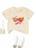 Amazon eBay Estación Independiente Ropa Infantil Cómoda Versátil Fruta Melocotón Sandía Naranja Cereza Fresa Cuello Redondo Manga Corta
