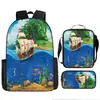 Punto de Spot Stitch Stitch Mochilas para Estudiantes de Primaria y Secundaria Mochila para Niños Mochila con Impresión Digital Mochila de Suministro de Amazon