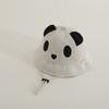 Sombrero de Bebé Primavera y Otoño Bebé Lindo Panda Sombrero de Pescador Súper Lindo Invierno Niños y Niñas Sombrero de Cubeta Protección para los Oídos a Prueba de Viento