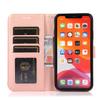Adecuado para Iphone17 Estuche de Cuero para Teléfono Móvil con Tres Tarjetas en Relieve Apple 16 Estuche Magnético con Tacto de Piel 15Pro Estuche Protector de Moda