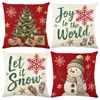 Fundas de Almohada Serie Navideña de Amazon, Cojines de Sofá Estampados de Lino, Fundas de Almohada, Soporte para Personalización con Tu Propio Diseño