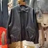 Jaqueta de Couro Estilo Retrô Americano High Street Masculina 2026 Nova de Alta Qualidade Solta Moda Jaqueta de Couro PU para Trabalho Masculina