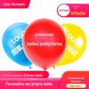 Impressão de balões publicitários personalizados de fábrica, balões personalizados redondos em forma de coração, impressão de balões por atacado, logotipo personalizado