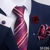Venta Caliente Transfronteriza para Hombre Negocios Gama Alta Corbata Formal de Bolsillo para Negocios Set de Corbata 8cm Grande Suministro Listo