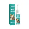 Gotas para Limpieza de Oídos de Mascotas Eeljoy Fórmula Suave para Perros y Gatos para Limpiar el Cerumen y Eliminar Olores
