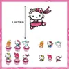Decoración de Fiesta de Cumpleaños Temática de Minnie Bandera de Minnie Inserto para Pastel Globo Colgante Espiral Suministros para Fiesta
