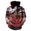 Sudadera con capucha de Naruto, anime de moda, impresión digital 3D, uniforme de béisbol, sudadera de manga larga, suministro directo de fábrica