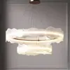 Lustre Escandinavo Criativo Onda Sala de Estar Moderno Minimalista Sala de Jantar Italiano Espectro Completo Designer Arte Lâmpada Quarto Principal