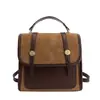Diseño de Nicho Mochila Casual Retro Textura Bolso Sencillo de Moda Mochila Personalizada para Mujer Invierno 2025